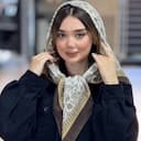 روسری نخی دوردوخت کد 4654