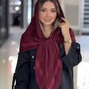 روسری حصیری پلیسه منگوله دار کد 4287