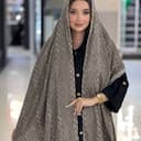 شال برشکا دور دوخت منگوله دار کد 4291