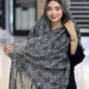 شال سی آی اسکارف دور دوخت منگوله دار کد 4571