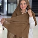 شال پلیسه برشکا وارداتی منگوله دار کد 4379