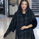 شال نخی زارا پلیسه منگوله دار کد 4491