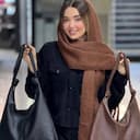 کیف دوتیکه بزرگ دانشجویی چرم شرانگ کد 4731