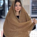شال نخی پلیسه دور دانتل کد 4251 