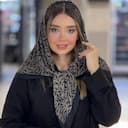 روسری نخی ژاکارد دور دوخت  کد 4188