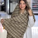شال برشکا دور دوخت منگوله دار کد 4314