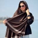 شال بیگ اسکارف دور ریش وارداتی کد 4611