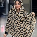 شال وارداتی دور خز 4634