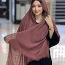 شال کنفی یکطرف ساده تولید داخل کد 4599