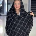 شال زارا پلیسه منگوله دارکد 4388