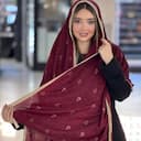شال کریشه دور دوخت منگوله دارکد 4183