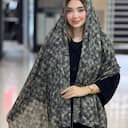 شال سی آی اسکارف دور دوخت منگوله دار کد 4568