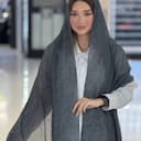 شال وستا پلیسه دور دوخت منگوله دار کد 4362