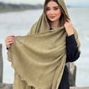 شال نخ پنبه شاین لب ماهی پاییزه وارداتی کد 4579