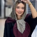 روسری گارزا ژاکارد دست دوز کد 4495