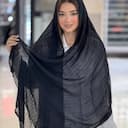 شال مشکی طنابی کد 4335