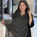 شال نخی پلیسه ترک دوردوخت کد4367