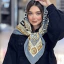 روسری نخی دوردوخت کد 4661