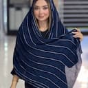 شال پاییز پلیسه راه راه کد 4546