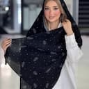 شال پلیسه برشکا منگوله دار کد 4377
