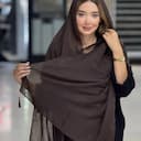 شال نخی لینن منگوله دار کد 4513