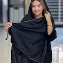 شال نخی دندون موشی منگوله دار کد 4525