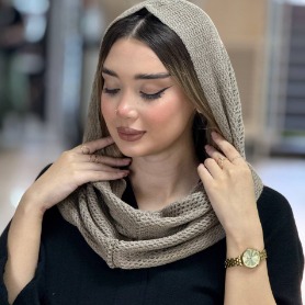 تصویر شال بافت رینگی کد 4598 