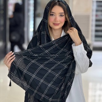 تصویر شال زارا منگوله دار کد 4646 